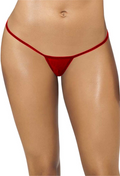 Kırmızı Transparan Tül String Tanga TM1115